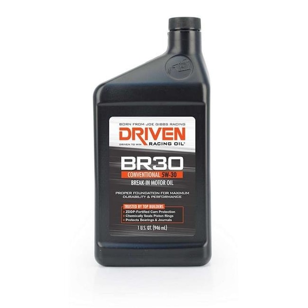 Driven Racing Oil Driven Racing Oil 1806 BR-30 Break-In Motor Oil - 1 qt. JGP01806 - main